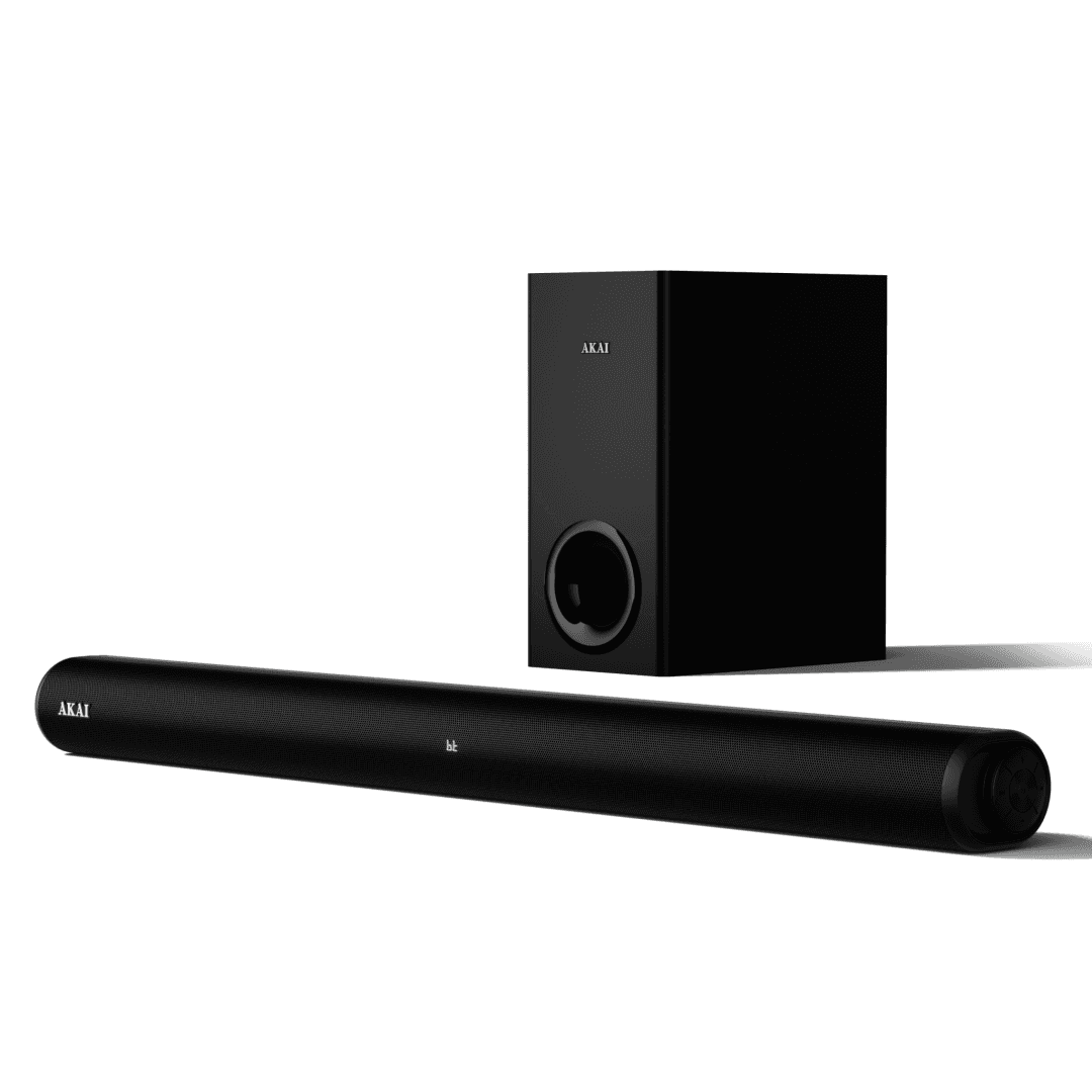 Soundbar Akai ASB-8WSW, putere RMS 150W, raspuns in frecventa 50Hz-18kHz, sursa alimentare AC 100-240V