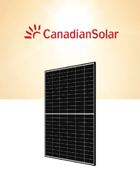Panou Solar Fotovoltaic Monocristalin Canadian Solar TOPHiKu6, N- Type TOPCon, 460W, Black Frame