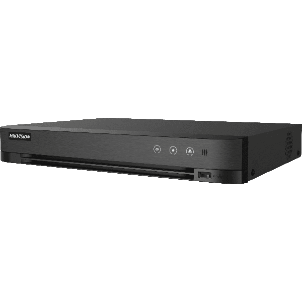 DVR Hikvision 4 canale IDS-7204HUHI-M1/PC recording up to 8-ch IP camera inputs (up to 8 MP),Up to 10 TB capacity per