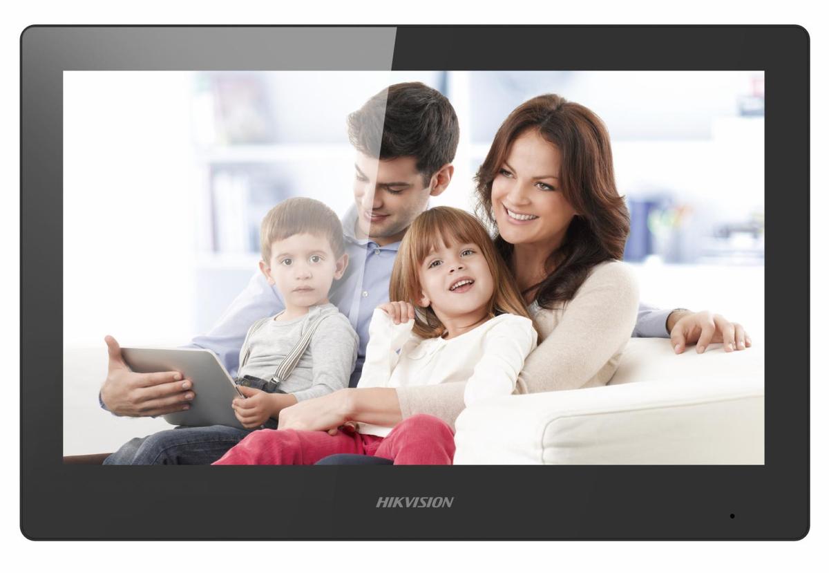 Monitor videointerfon WIFI modular 10" color Hikvision DS-KH8520-WTE1/EU; ecran LCD 10" color cu touch screeen