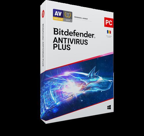 Licenta retail Bitdefender Antivirus Plus - protectie de bazapentru PC-uri Windows, valabila pentru 1 an, 3 dispozitive