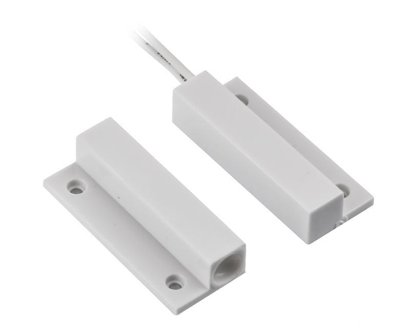Contact magnetic ND-MC13S-W-10, culoare alba, material plastic, montare aparenta, interspatiu: 20mm
