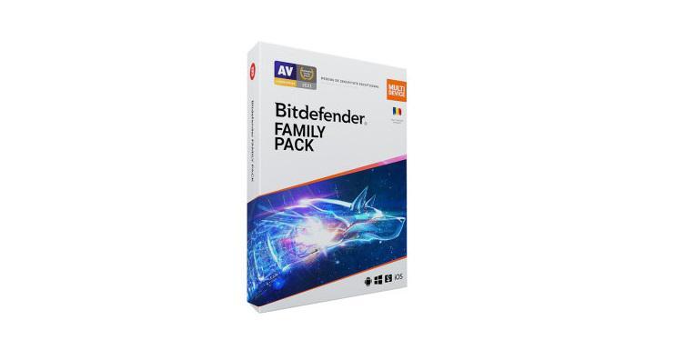 Licenta retail Bitdefender Family Pack - protectie anti-malwarecompleta pentru toata familia