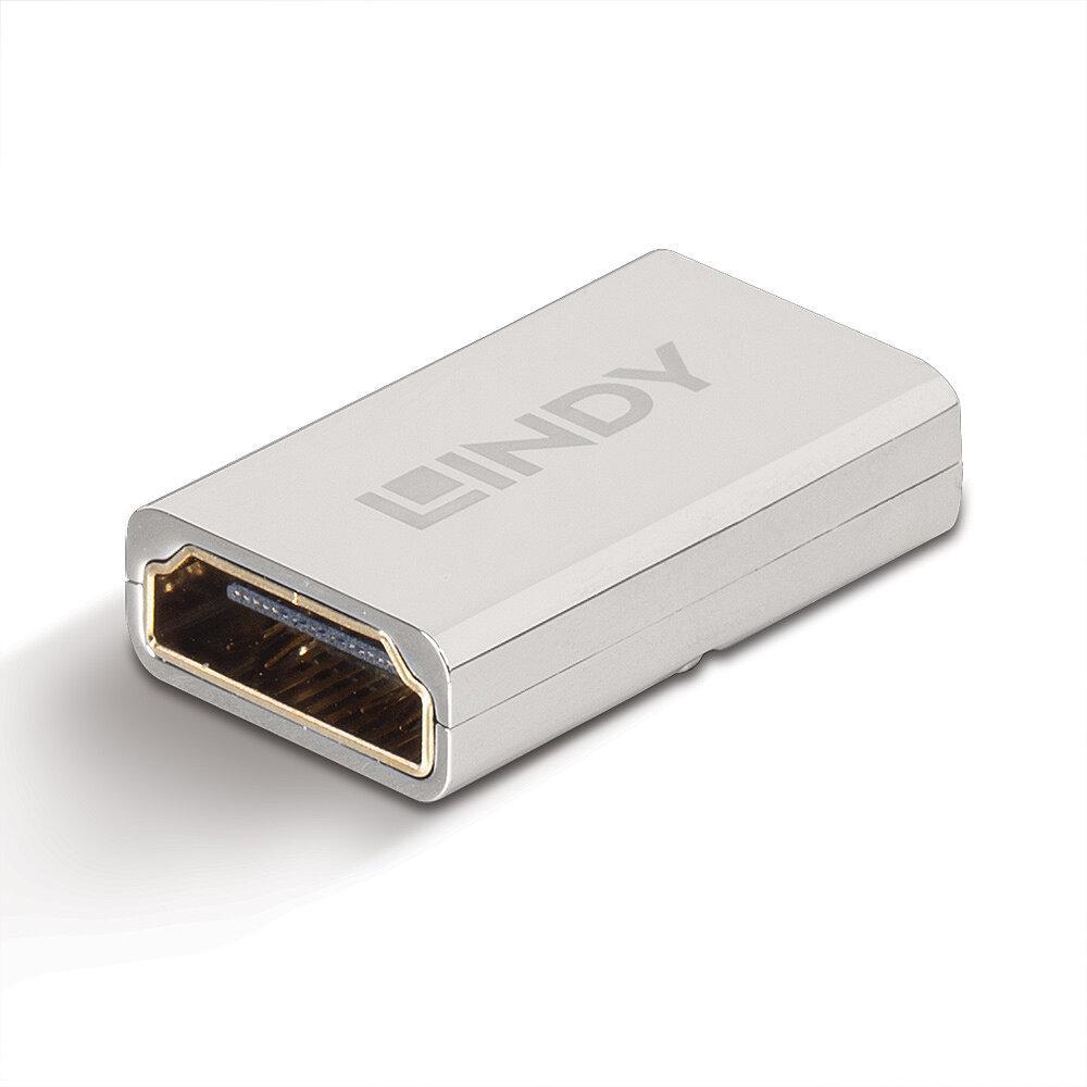 Adaptor Lindy HDMI 2.1, conector A HDMI Female, conector B HDMI Female, latime de banda suportata 48Gbps