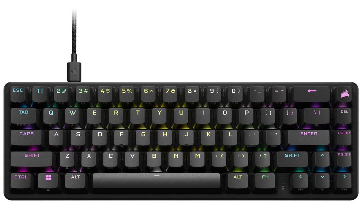 Tastatura Mecanica Gaming CORSAIR K65 PRO MINI, RGB, USB, negru