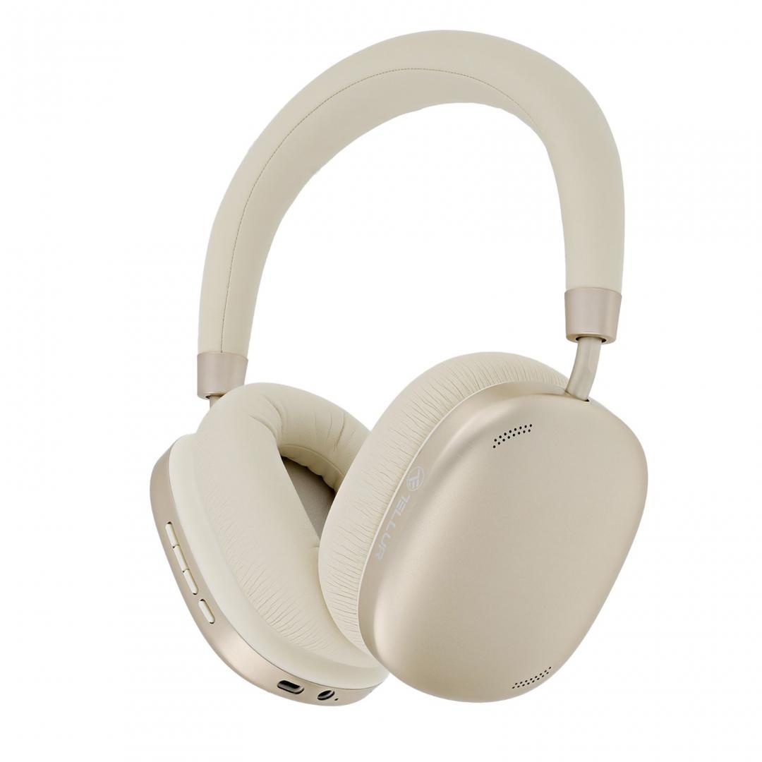 Casti Head-band Tellur Shade, Wireless, noise-canceling, Bej