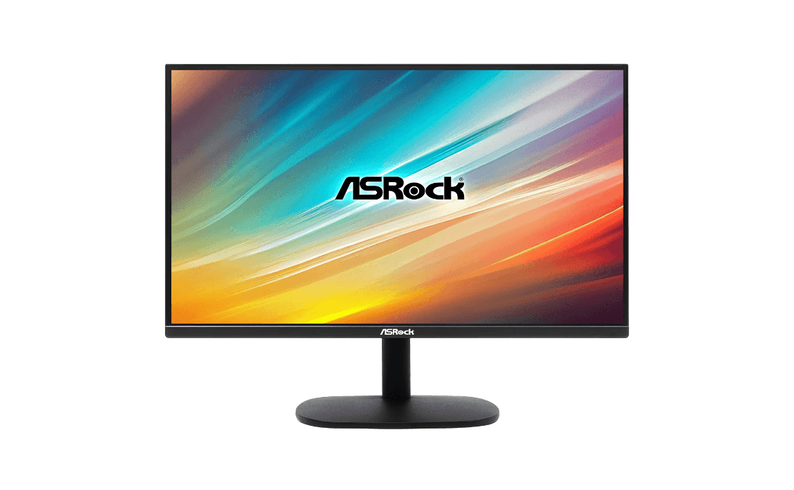 Monitor Commercial ASROCK CL25FF, 24.5", 1920 x 1080 pixeli, Black, 2 ani Garantie