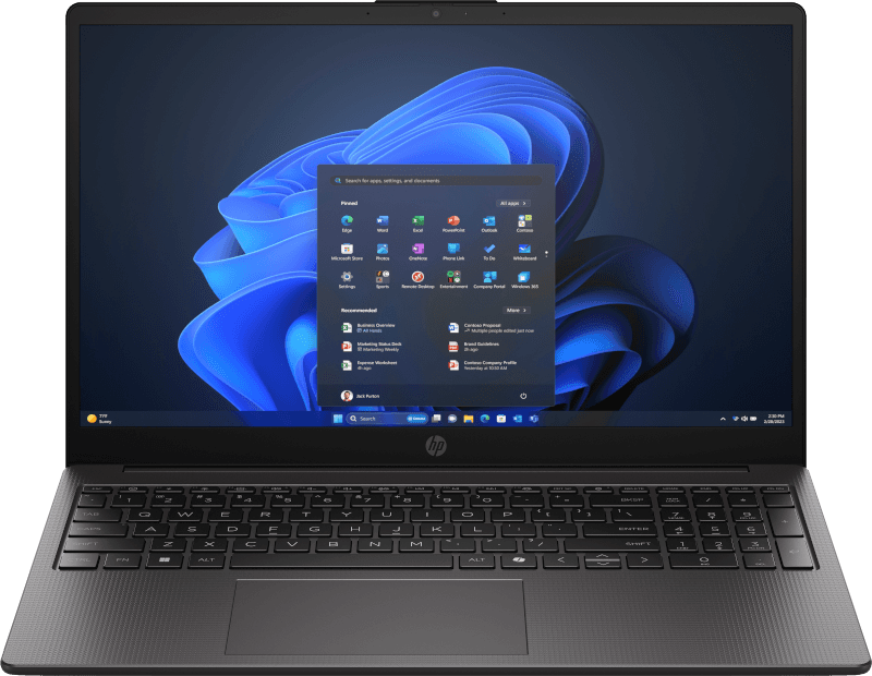 Laptop Education HP 250R G10, cu procesor Intel Core 3 100U, 15.6'' TN, 8 GB DDR4, 256 GB, Intel Graphics
