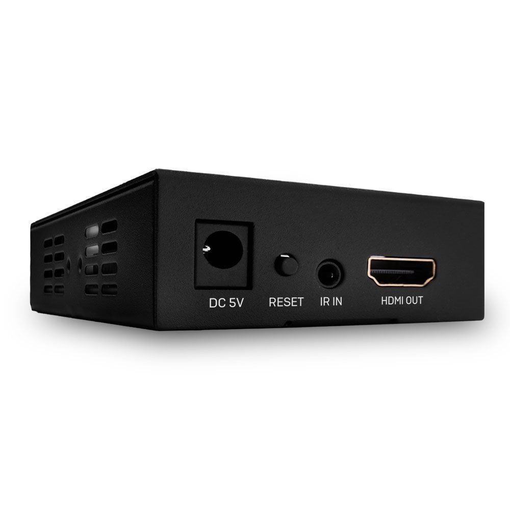 Lindy HDMI & IR over 100Base-T IP Receiver  Description  Add additional HDMI over IP receivers to create larger