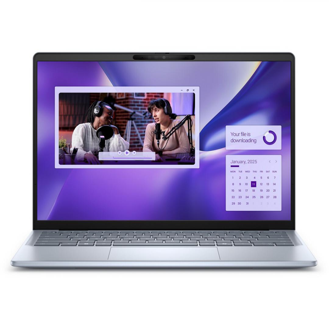 Laptop Consumer Dell Inspiron 14 7441 Plus, cu procesor Qualcomm Snapdragon X Plus X1P-64-100, 14'' WVA, 16 GB LPDDR5x