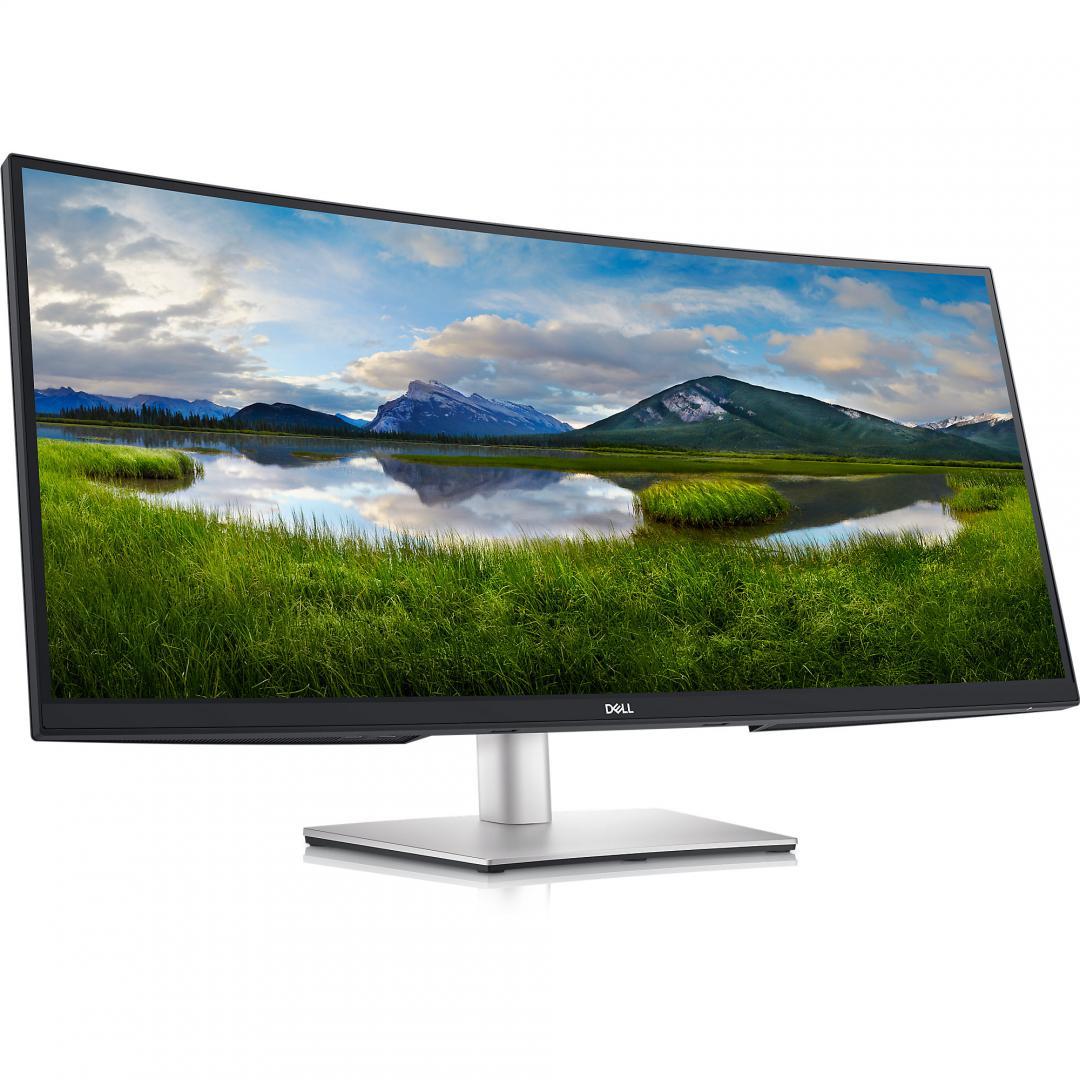 Monitor Commercial Dell P3424WE, 34", 3440 x 1440 pixeli, Black-Silver, 3 ani Garantie