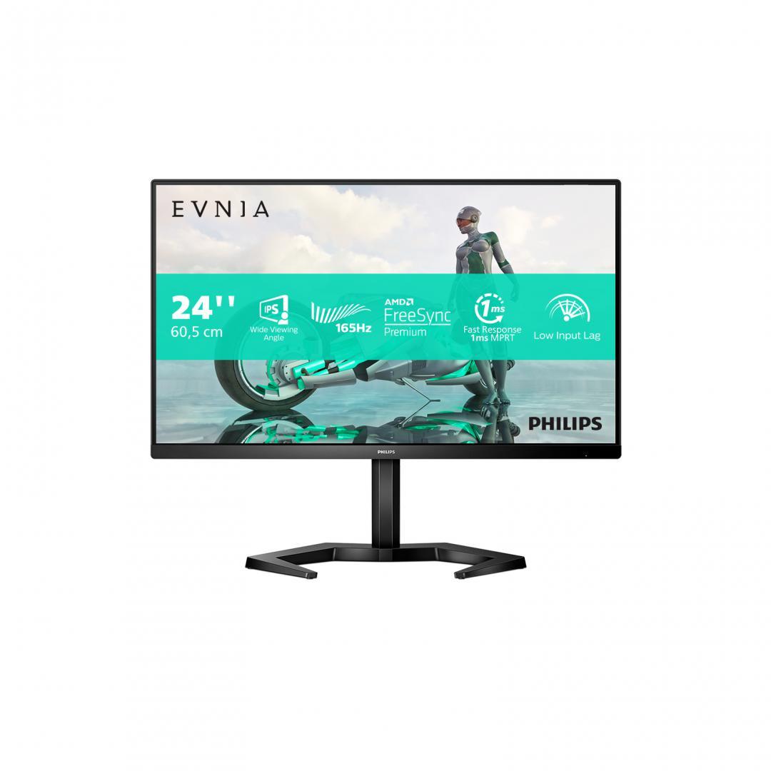 Monitor Consumer Philips Evnia 24M1N3200ZS/00, 24", 1920 x 1080 pixeli, Black, 3 ani Garantie