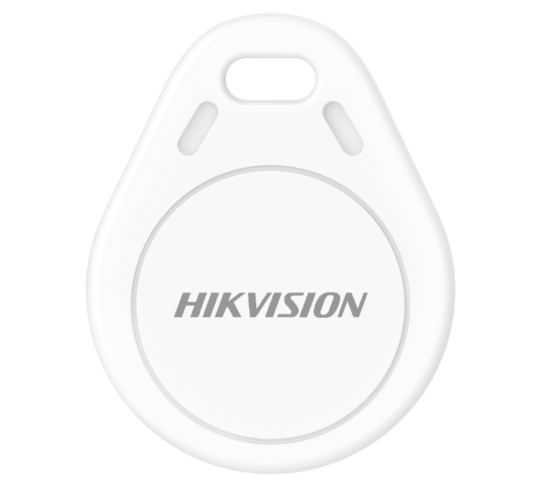 Tag mifare Hikvision DS-PT-M1, material PVC, ABS, dimensiuni: 41x32x3.5mm, culoare alba.