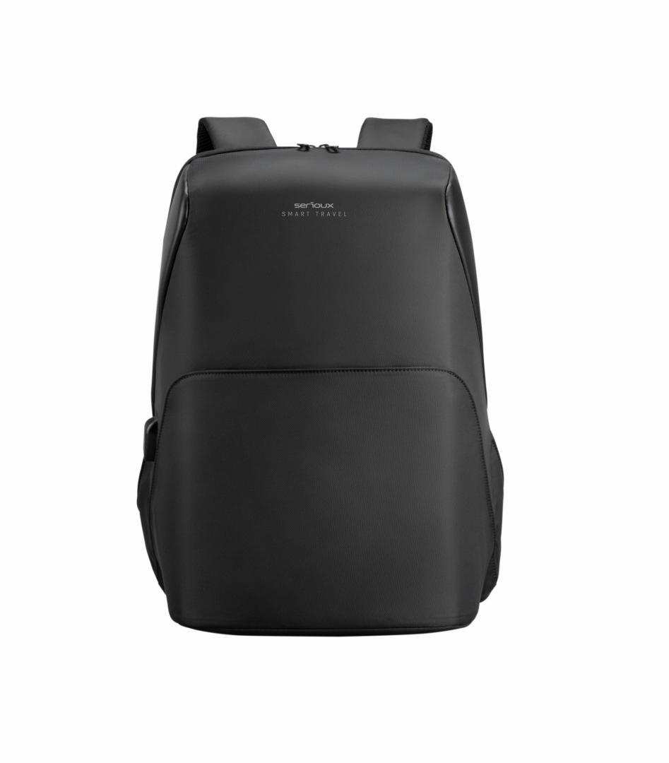 Rucsac notebook Serioux, SMART TRAVEL ST9590, dimensiuni 31 x 16 x 46 cm, rezistent la apa, compartimente multiple