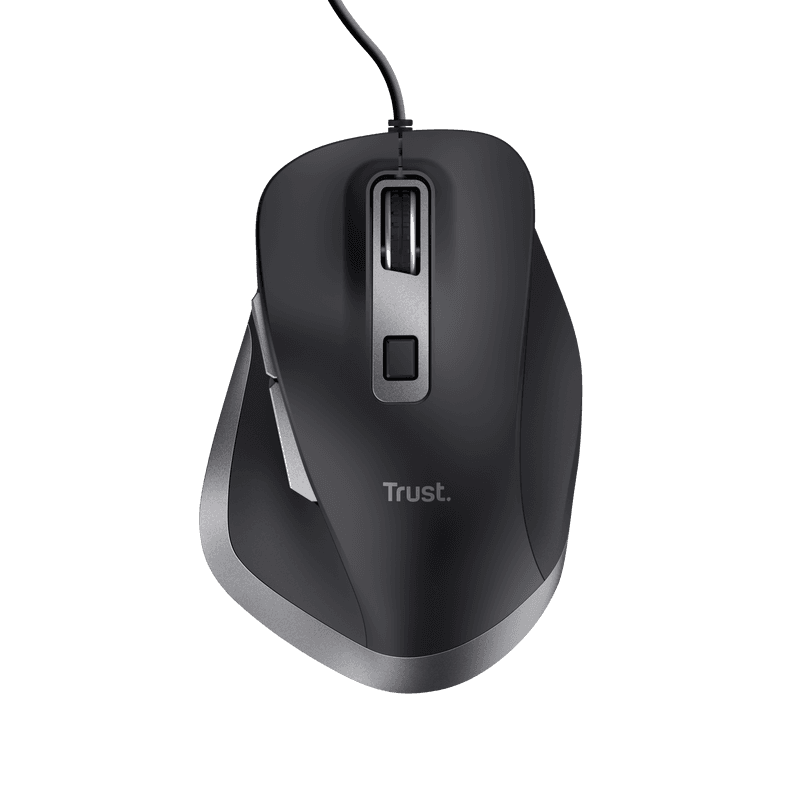 Mouse Trust Fyda, 5000 DPI, Negru