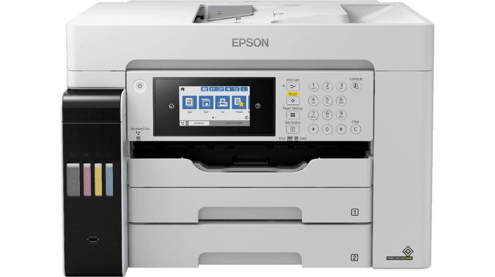 Multifunctional inkjet EPSON EcoTank Pro L15180, CISS, format A3, Color, Duplex, USB + LAN + Wi-Fi