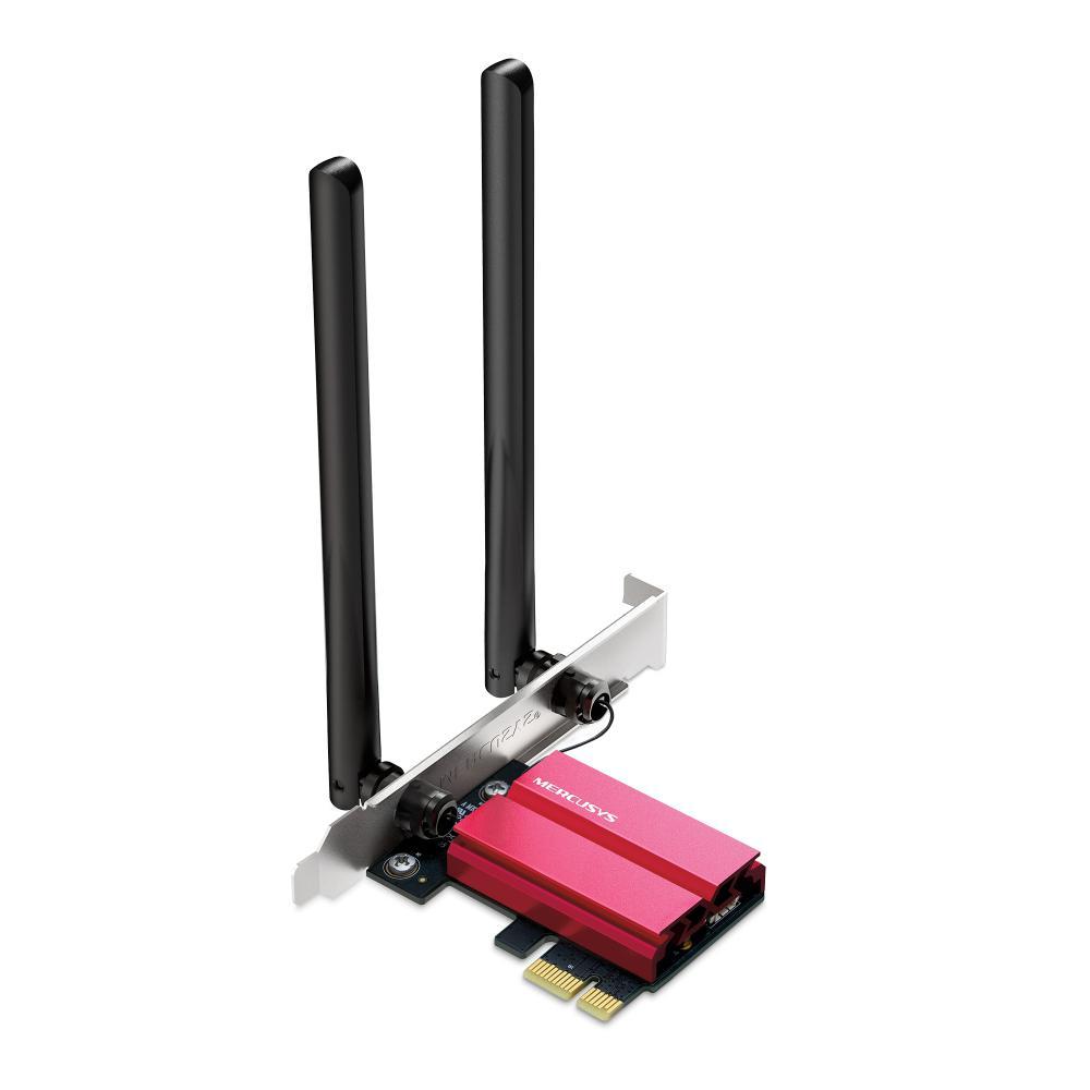 Mercusys adaptor Tri-Band, WI-FI, Bluetooth 5.2 PCI-E MA86XE, Standarde wireless: IEEE 802.11 a/ac/ax 5 GHz