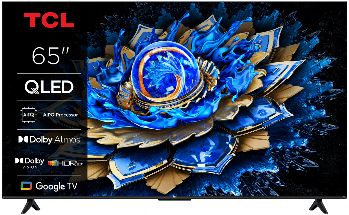 Televizor TCL QLED 65T69C, 164 cm, Smart Google TV, 4K