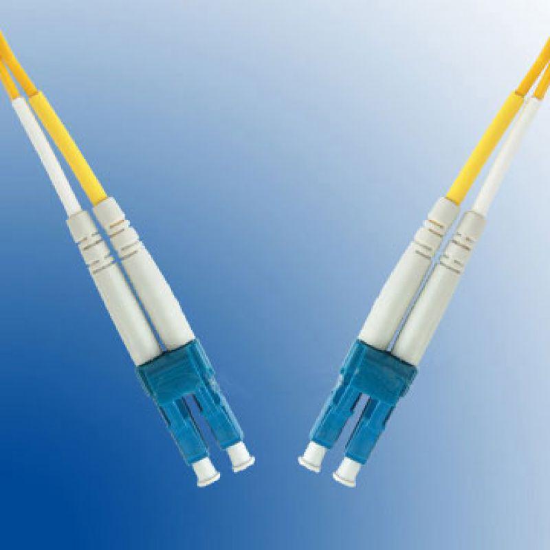 Patch cord optic LC-LC, conectori /PC(albastru) sau /APC(verde), fibra SM OS2 G652D/G657A1 tight bufer