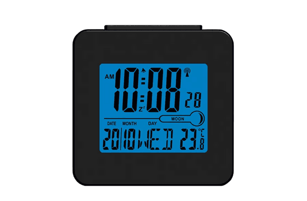 Radio Denver REC-34 BLACK, calendar, functie alarma, funcite snooze, termometru digital, arata fazele lunii