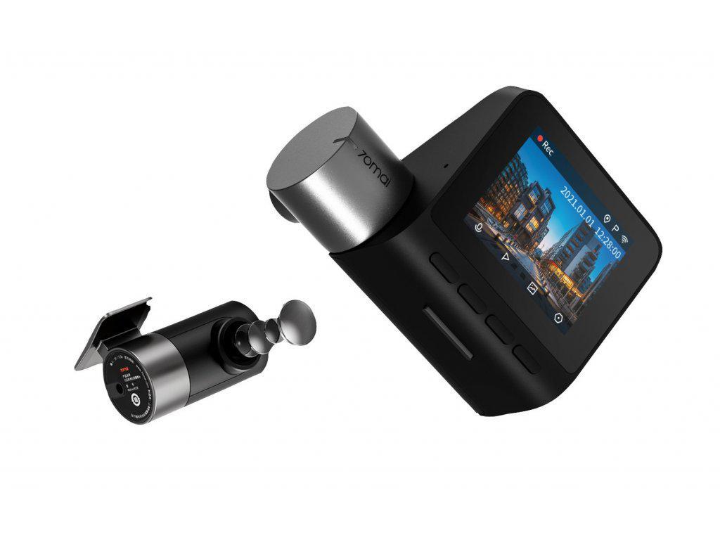 Xiaomi Camera auto 70mai Dash Cam Pro Plus+ A500S-1, Set 2 camere auto fata + spate RC06, Rezolutie 1944p