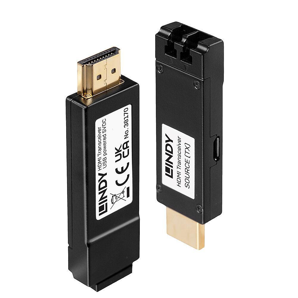Extender Lindy fibra optica, distanta maxima 300m, latime de banda suportata 10.2Gbps