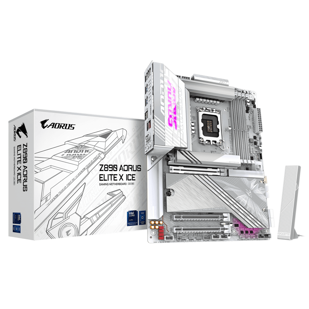 Placa de baza Gigabyte Z890 AORUS ELITE X ICE, Socket 1851, DDR5, ATX