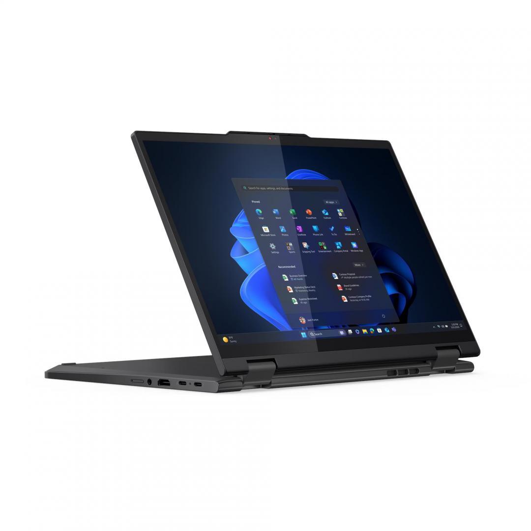 Laptop Business Lenovo ThinkPad T14s 2-in-1 Gen 1, cu procesor Intel Core Ultra 7 255U, 14'' IPS Touch, 32 GB LPDDR5x
