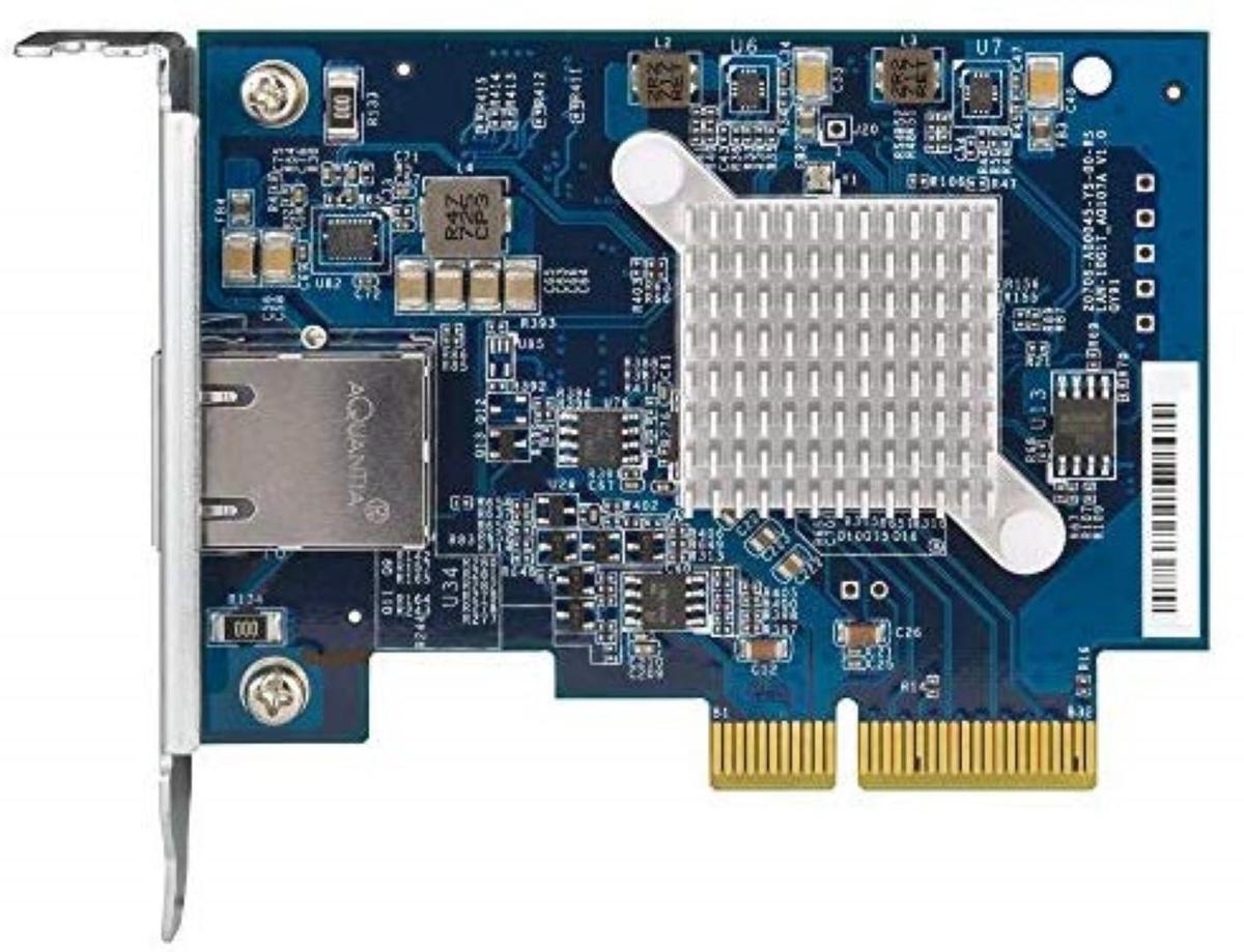QM2 Expansion Card Qnap, QXG-10G1T; Single-port (10Gbase-T) 10GbE network expansion card, PCIe Gen3 x4