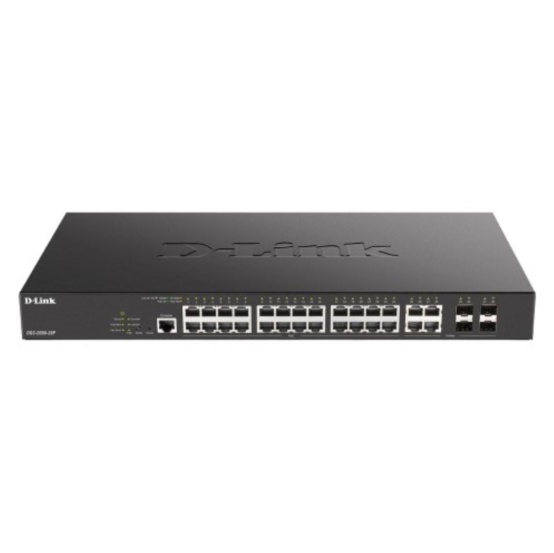 D-Link Switch DGS-2000-52mP, 48 porturi Gigabit, 4 porturi combo gigabitSFP, Capacity 104Gbps, 256 MB DDR3 SDRAM