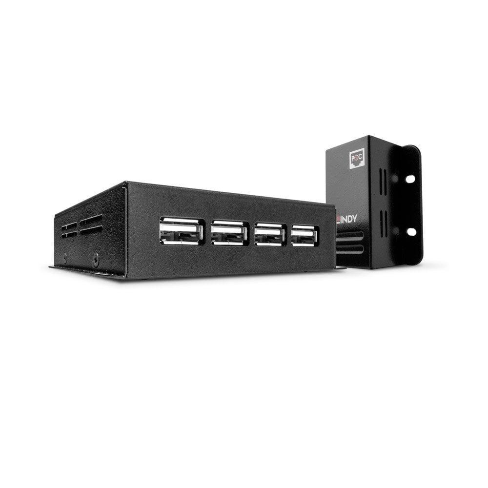 Lindy 50m 4 Port USB 2.0 Cat.5e Extender  Technical details  Specifications  USB Standard: USB 2.0 Supported Bandwidth: