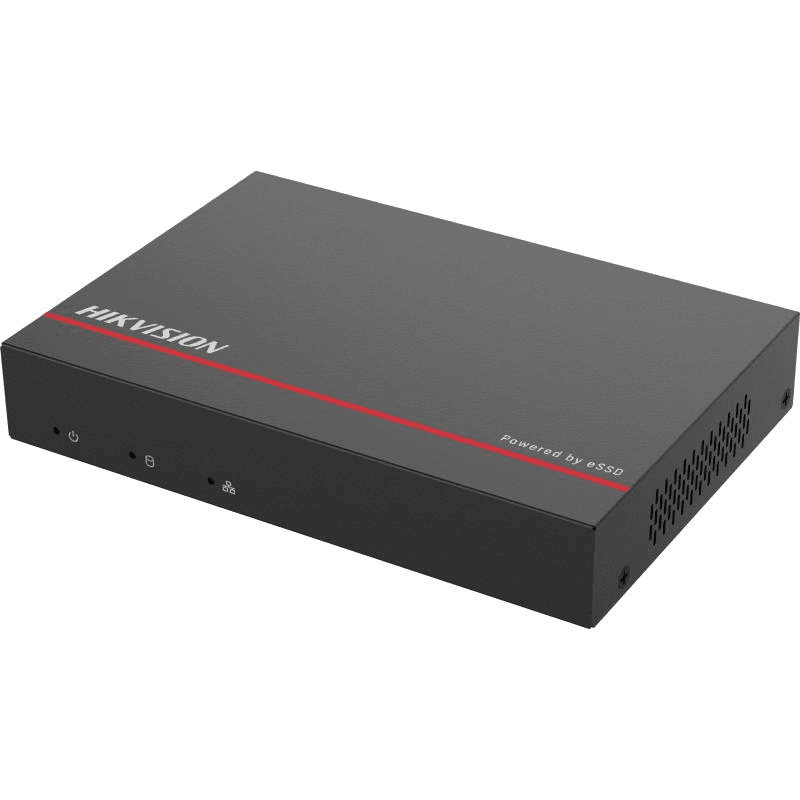 SSD NVR 4 canale DS-E04NI-Q1/4P(SSD1T), 2-ch@4 MP or 4-ch@1080p, iesire HDMI, 1TB SSD preinstalat, alimentare: 48VDC