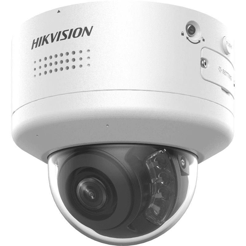 Camera de supraveghere IP Dome 4MP Hikvision DS-2CD2746G2H- IPTRZS2U/SL(2.8-12MM), lentila varifocala: 2.8-12mm