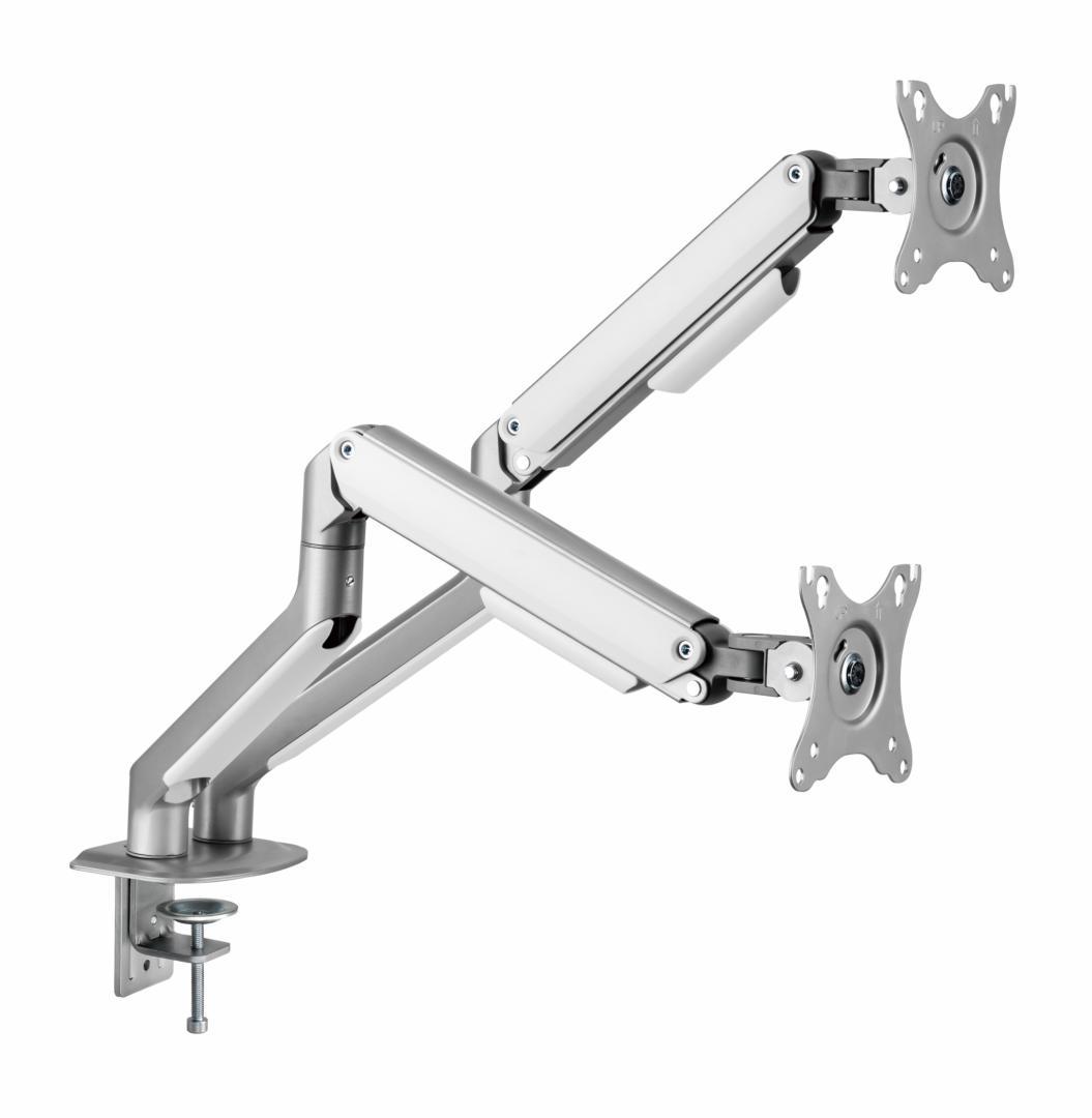 Suport 2 monitoare Serioux MM63-C024, arc cu gaz, compatibilitate dimensiune ecran 17"-32"
