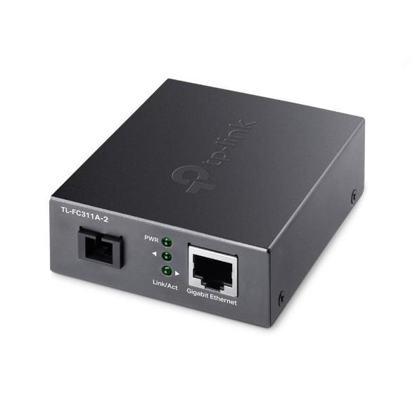 "10/100/1000 Mbps RJ45 to 1000 Mbps Single-mode SC WDM Bi-Directional Fiber Converter PORT: 1× Gigabit SC Port