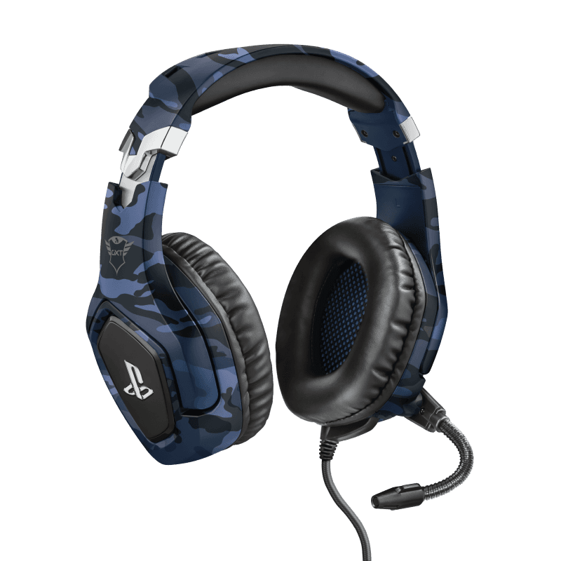Casti Gaming Head-band Trust GXT 488 Forze PS4, Wired, Albastru