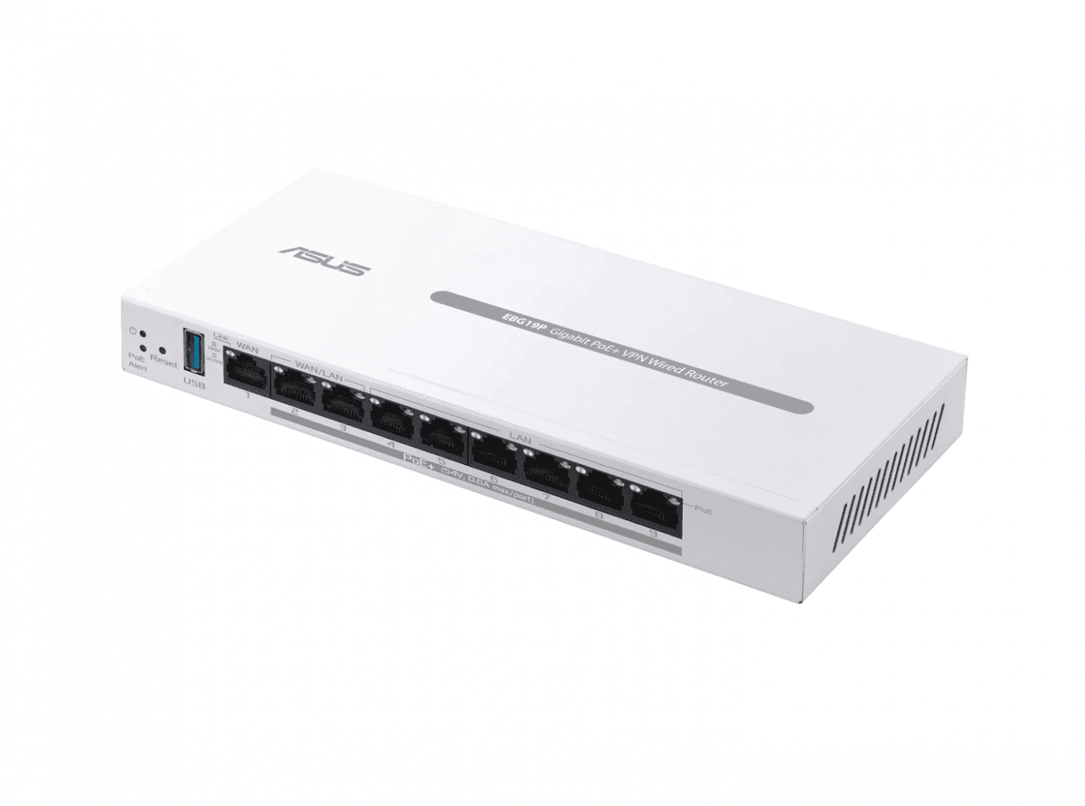 ASUS WIRED ROUTER 8 porturi POE EBG19P, Standarde wireless: Bluetooth® 3.0, Bluetooth® 3.2, IEEE 802.1p, IEEE 802.1q