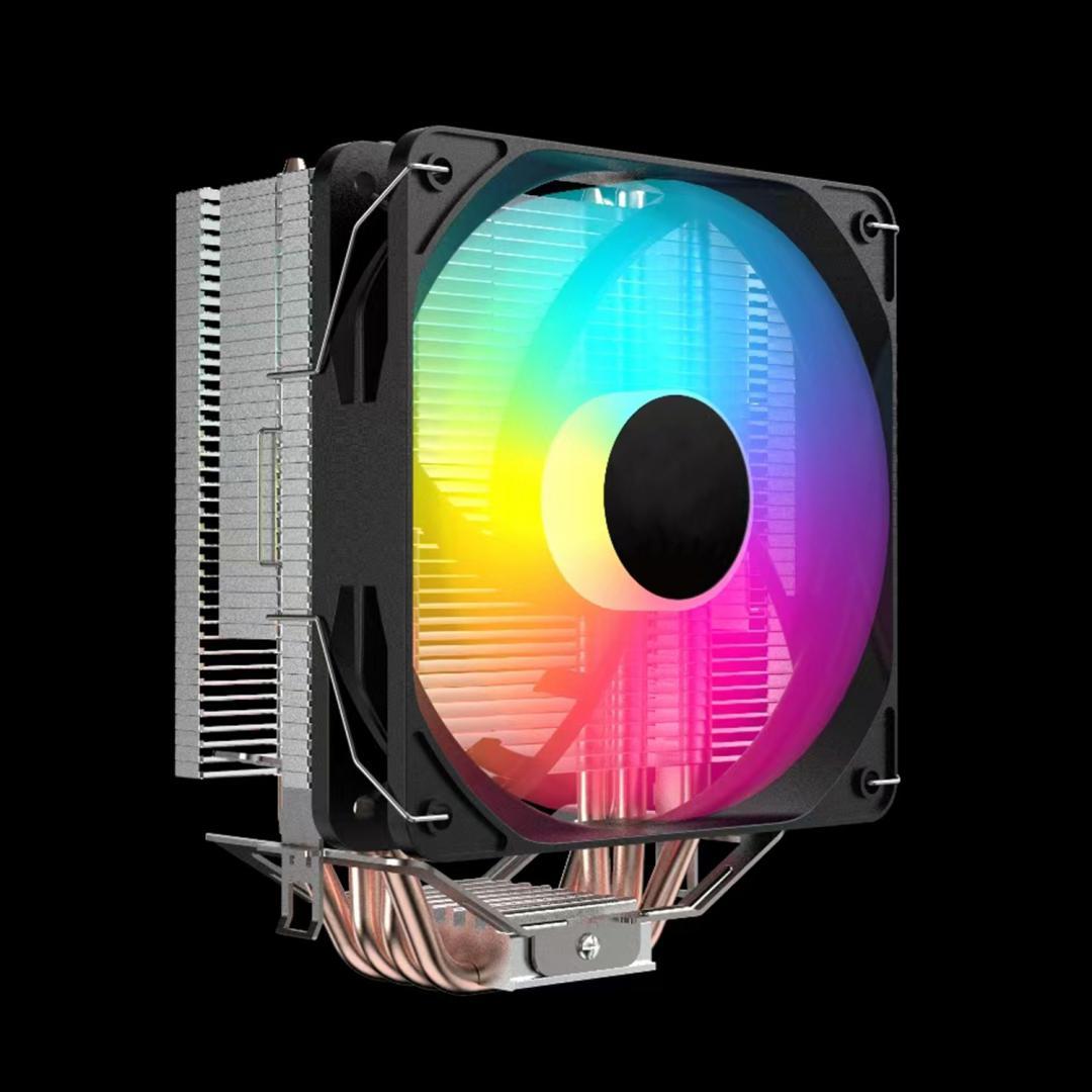 Cooler Procesor Serioux CC92ARGB, dimensiuni 90x90x25mm, viteza ventilator 800-1600±200RPM, TDP: 140W