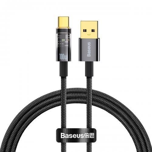 Cablu alimentare si date Baseus Superior SUPERVOOC, Fast Charging Data Cable pt. smartphone, USB la USB Type-C, 65W, 1m