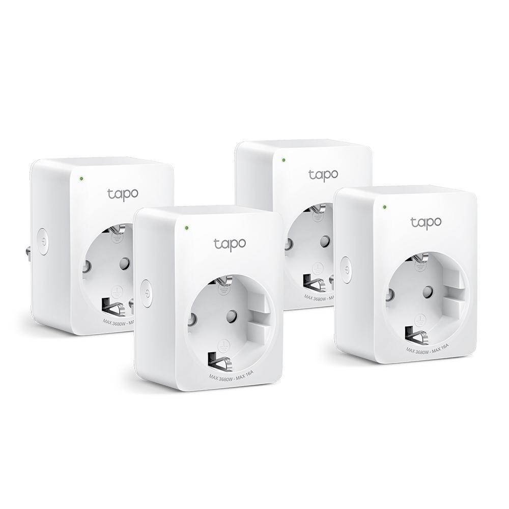 TP-Link MINI SMART WI-FI SOCKET TAPO P110(4-PACK), Protocol: IEEE 802.11b/g/n, Bluetooth 4.2 (doar pentru onboarding)