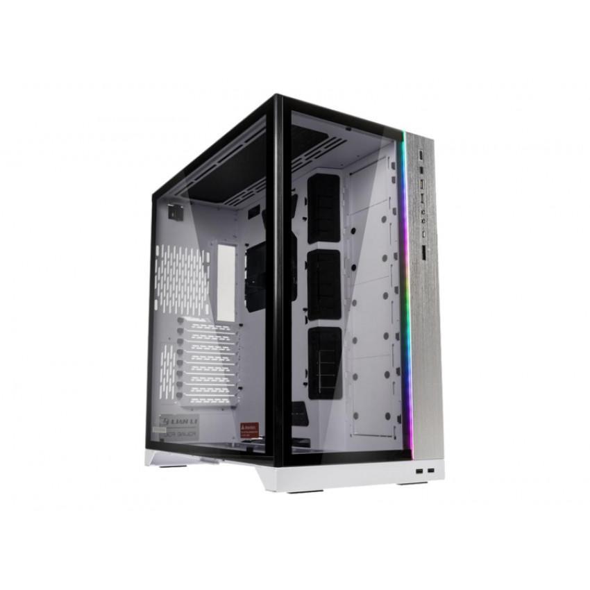 Carcasa LIAN LI 011 Dynamic XL, RGB, Mid Tower, White