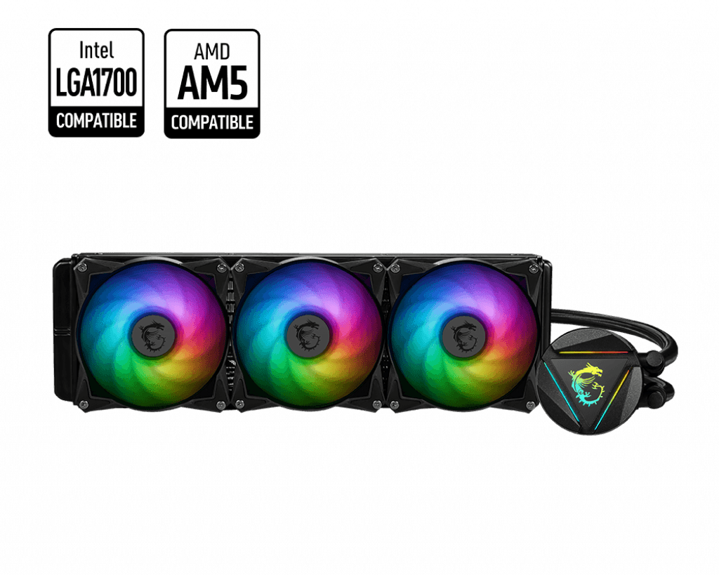 Cooler Procesor MSI MAG CORELIQUID 360R V2, Lichid, 12 cm, 3 ventilatoare, aRGB