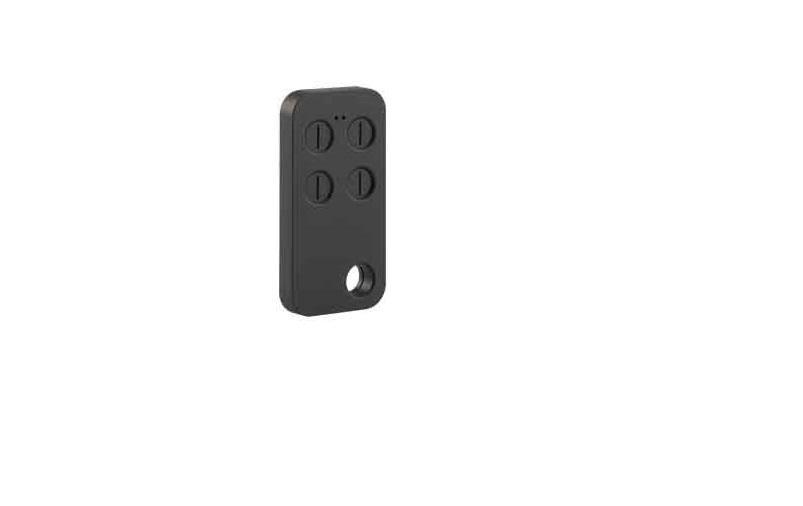 Telecomanda cu 4 butoane Venitem VELA 2.0B, Rolling code, frecventa 433,92 MHz, culoare gri inchis