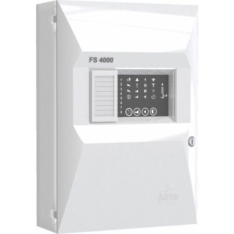 Centrala Unipos conventionala FS4000/4 de detectie si semnalizare incendiu: - 4 linii de detectie