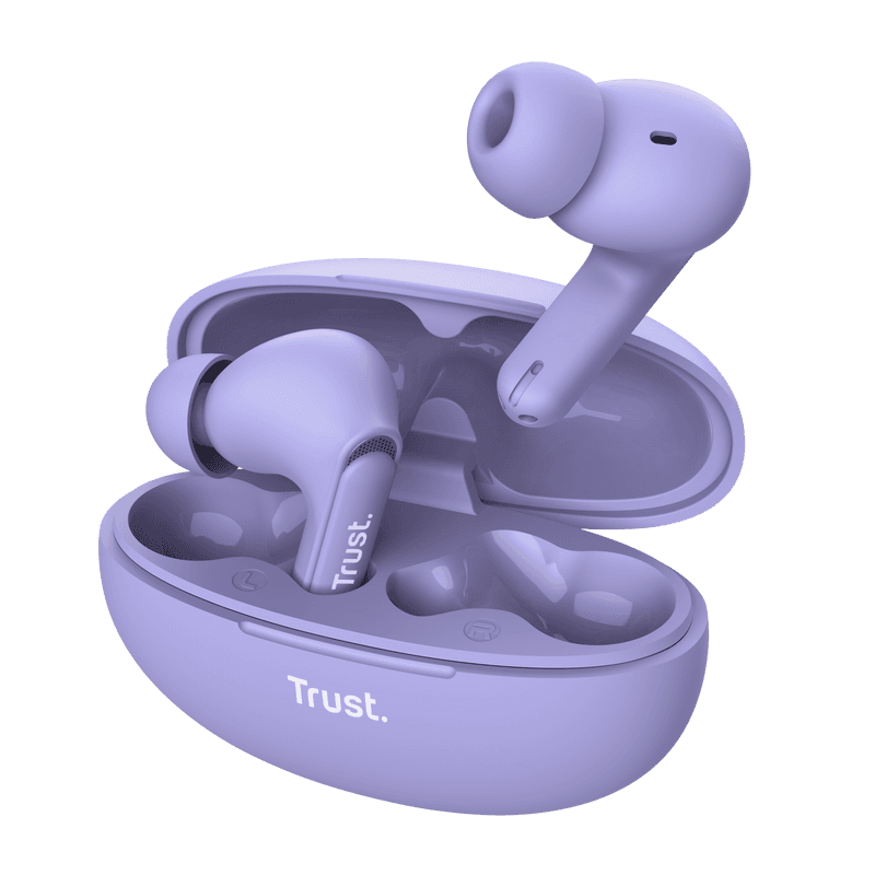 Casti In-ear Trust Yavi, Wireless, Mov