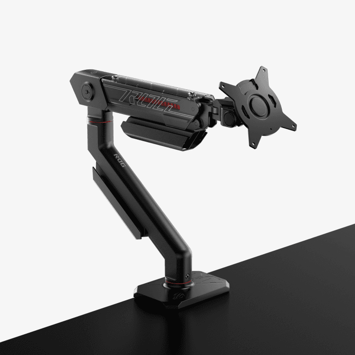 ASUS AAS01 – ROG Ergo Arm. Mounting: Clamp, Maximum weight capacity: 11.5 kg, Maximum screen size: 86.4 cm (34")