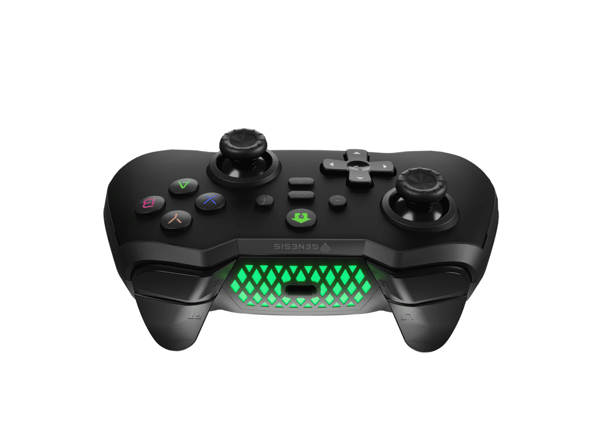 Controller wireless Genesis Mangan 400, tip Analog/Digital, interfata USB, bluetooth, numar butoane 19