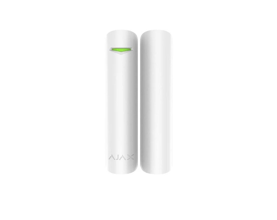 Contact magnetic DoorProtect, wireless, alb - AJAX; Interspatiu: max. 2 cm cu magnetul mare