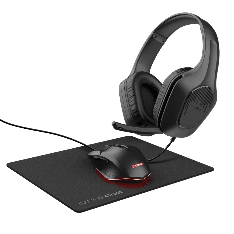 Kit Wired tastatura si mouse Trust GXT 790, negru