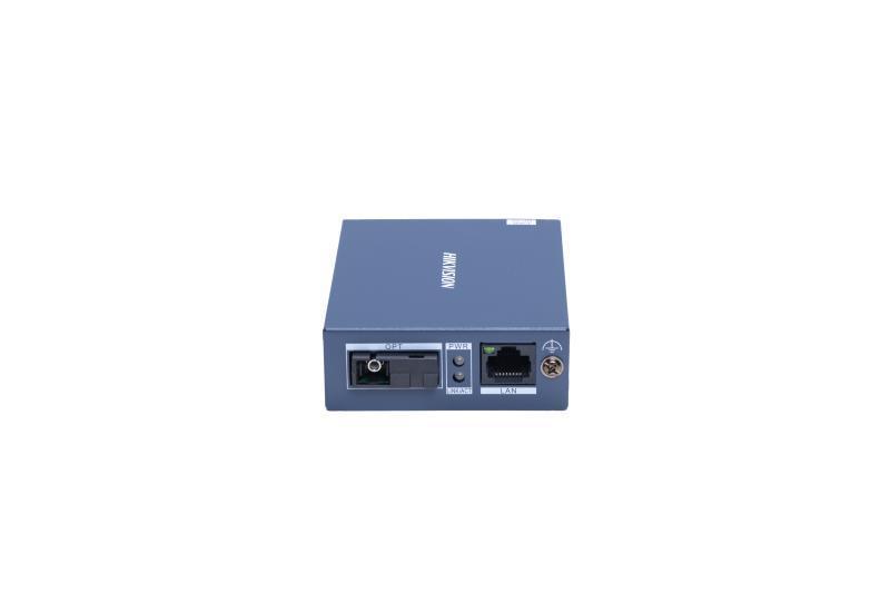 Transceiver Hikvision DS-3D501T-3, 1 x 10/100/1000 Mbps RJ45 port and 1 x 1000 Mbps SC fiber optical port